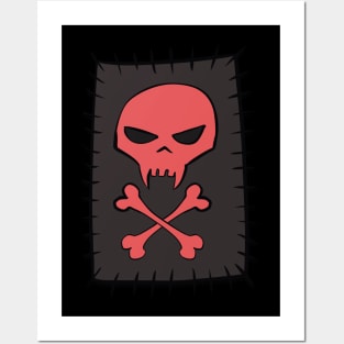 Skull Patch Posters and Art